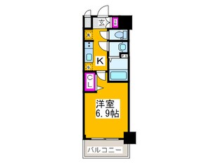 ｽﾜﾝｽﾞｼﾃｨ大阪城ｺｽﾀ(1003)の物件間取画像